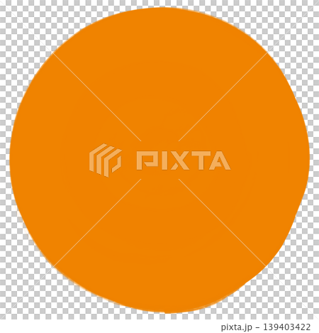 A sun painted with a brush - mandarin orange A sun painted with a brush - mandarin orange 139403422