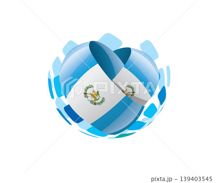 Patriotic heart wrapped in Guatemalan flag illustration Patriotic heart wrapped in Guatemalan flag illustration 139403545