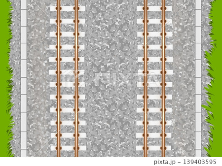 鉄道の線路 鉄道の線路 139403595