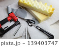 Essential Tools and Foam for Your Upholstery Projects and More 139403747