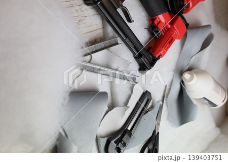 Sewing Tools and Upholstery Supplies for Craft Projects 139403751