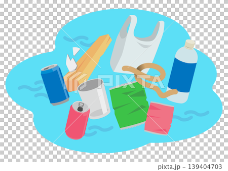 海洋垃圾問題,海洋中漂浮的垃圾 海洋垃圾問題,海洋中漂浮的垃圾 139404703