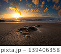 Perfect Sunset on the Beach 139406358