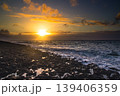 Perfect Sunset on the Beach 139406359