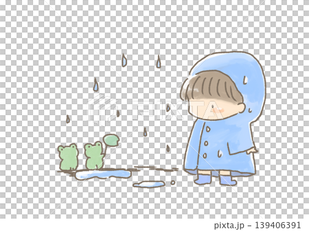 雨しとしと 雨しとしと 139406391