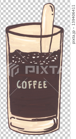 Handdrawn Coffee Cup Illustration 139406411
