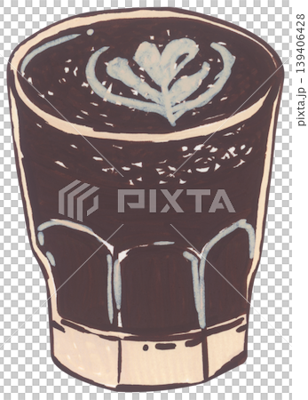 Handdrawn Coffee Cup Illustration Handdrawn Coffee Cup Illustration 139406428