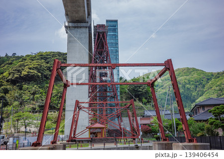 兵庫県・美方郡・余部鉄橋・余部駅 兵庫県・美方郡・余部鉄橋・余部駅 139406454