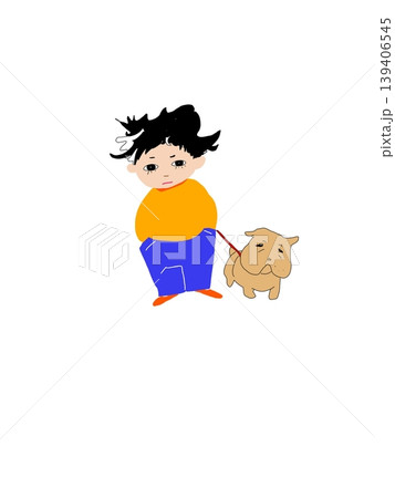 犬と散歩中 139406545