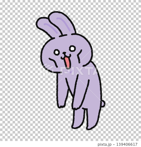 ふらふらで疲れっきているウサギ 139406617