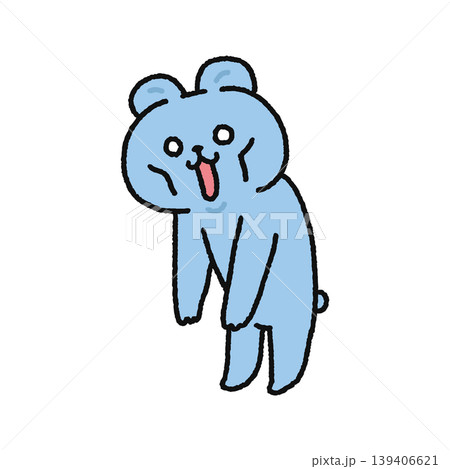 ふらふらで疲れっきているクマ 139406621