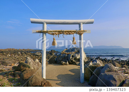 波戸岬神社・鳥居(佐賀県・唐津市) 波戸岬神社・鳥居(佐賀県・唐津市) 139407323