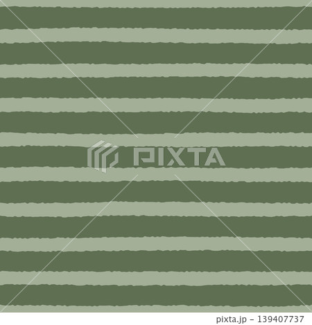 Dense horizontal stripe seamless pattern in olive green earthy textile style fabric design Dense horizontal stripe seamless pattern in olive green earthy textile style fabric design 139407737