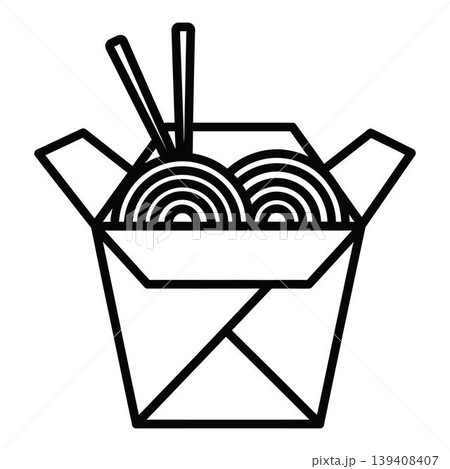 Noodles Takeout Food Icon 139408407