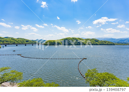 新緑の釜房湖 139408797