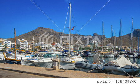 Marina of Puerto de Pollensa, Spain 139409840