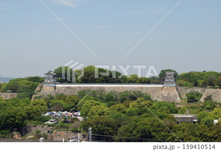 明石城の櫓がある風景 明石城の櫓がある風景 139410514