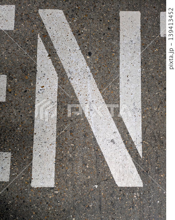 Written Letter in Distressed Font Typography Found Ransom Text R 139413452