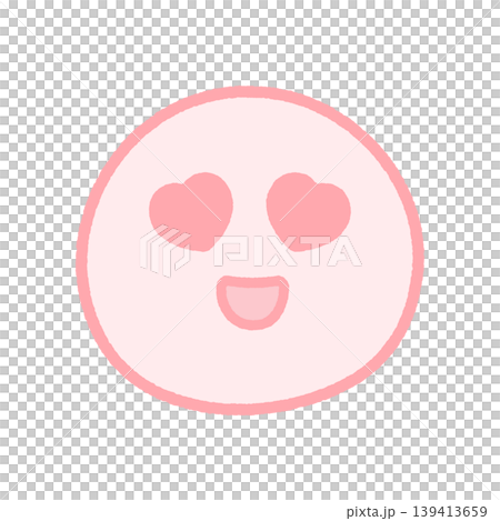 A cute emoji icon of a smiling face with heart-shaped eyes - perfect for fans, idol enthusiasts, and those who like/are in love. A cute emoji icon of a smiling face with heart-shaped eyes - perfect for fans, idol enthusiasts, and those who like/are in love. 139413659