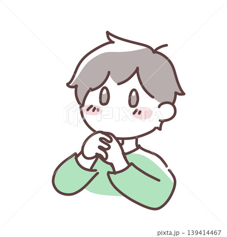 希望を抱く男の子 希望を抱く男の子 139414467