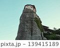 Rusanu Monastery in Meteora at night, Greece 139415189