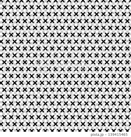 black x cross pattern on white background 139415465