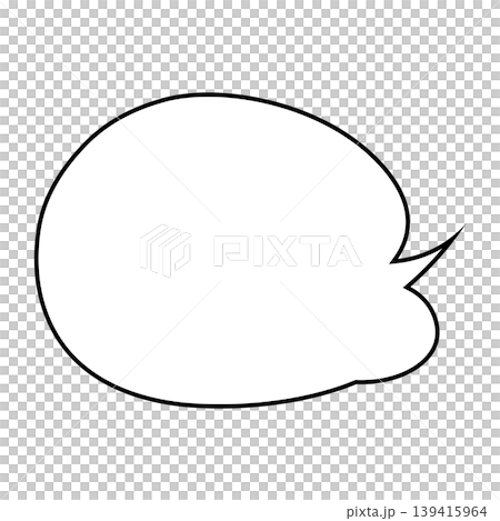 Simple, rounded, soft speech bubble Simple, rounded, soft speech bubble 139415964