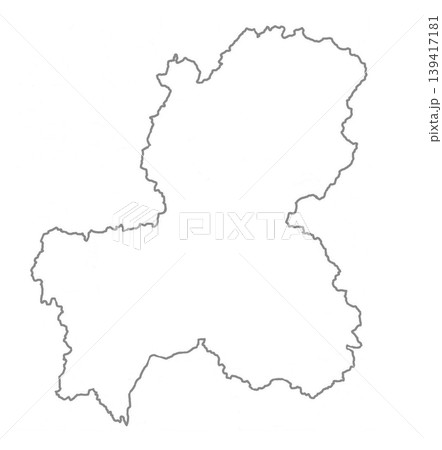 白地図 グレー色 岐阜県 白地図 グレー色 岐阜県 139417181