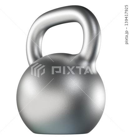 Kettlebell fitness weight, blank heavy cast iron powerlifting equipment 139417925