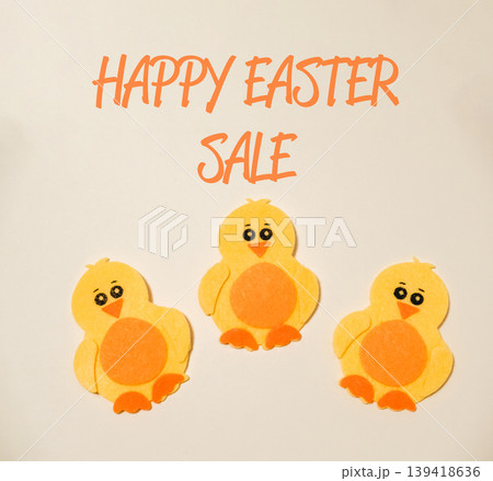 Colorful Easter Celebration with Cute Chicks Colorful Easter Celebration with Cute Chicks 139418636