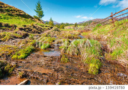 rural scenery in carpathian mountains of...の写真素材 [139419780] - PIXTA