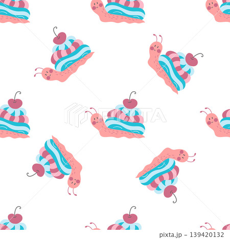 Seamless pattern. Spring print perfect for children's textile design, decor Seamless pattern. Spring print perfect for children's textile design, decor 139420132