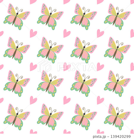 Seamless pattern. Spring print perfect for children's textile design, decor 139420299