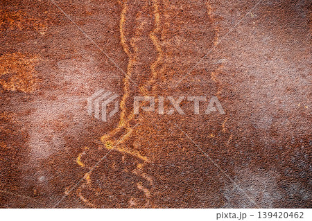 Old rusty metal texture abstract corrosion pattern rust brown background 139420462