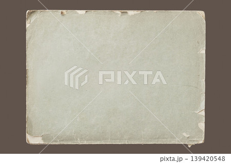 Vintage paper cover with worn edges, cracks, blank center, suitable for brochure cover, book cover, design template. Cover mockup. Natural background , copy space, aged paper texture backdrop Vintage paper cover with worn edges, cracks, blank center, suitable for brochure cover, book cover, design template. Cover mockup. Natural background , copy space, aged paper texture backdrop 139420548