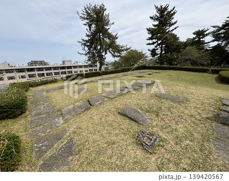 福井城跡の天守台 139420567