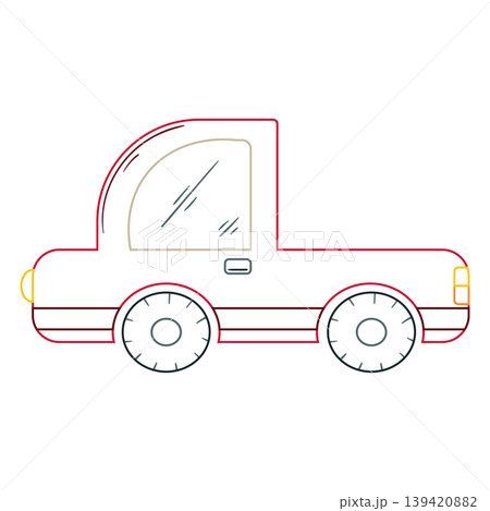Vector illustration of transport. Perfect for children's products, nursery decor 139420882