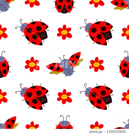 Seamless pattern. Spring print perfect for children's textile design, decor Seamless pattern. Spring print perfect for children's textile design, decor 139420900