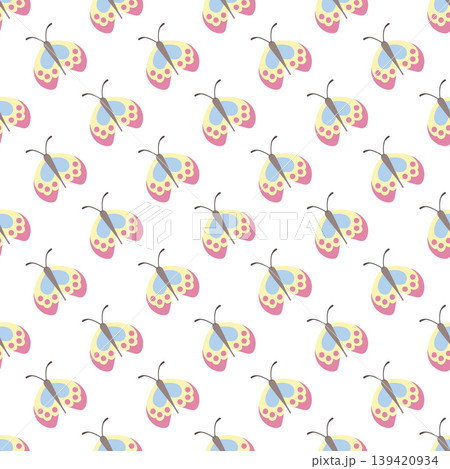 Seamless pattern. Spring print perfect for children's textile design, decor 139420934