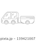 Vector illustration of transport. Perfect for children's products, nursery decor 139421007