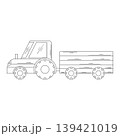 Vector illustration of transport. Perfect for children's products, nursery decor 139421019