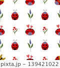 Seamless pattern. Spring print perfect for children's textile design, decor 139421022