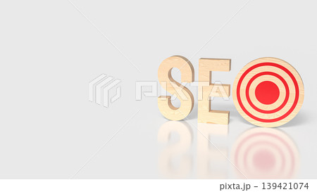 Targeted SEO Growth Strategy Concept 3d render. 139421074