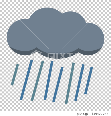 A simple weather illustration showing rain falling from dark rain clouds. A simple weather illustration showing rain falling from dark rain clouds. 139422767