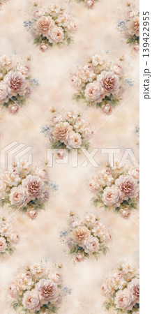 Soft muted watercolor floral and botanical seamless patterns collection Soft muted watercolor floral and botanical seamless patterns collection 139422955