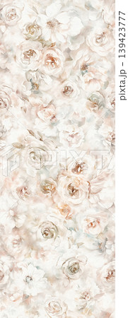 Soft muted watercolor floral and botanical seamless patterns collection Soft muted watercolor floral and botanical seamless patterns collection 139423777