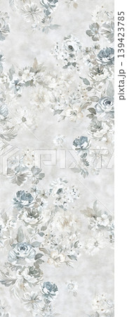 Soft muted watercolor floral and botanical seamless patterns collection Soft muted watercolor floral and botanical seamless patterns collection 139423785