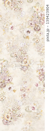 Soft muted watercolor floral and botanical seamless patterns collection Soft muted watercolor floral and botanical seamless patterns collection 139423904