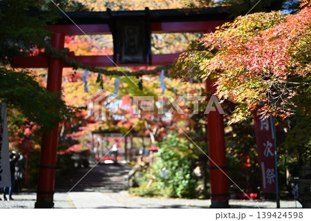 【京都】亀岡　鍬山神社の紅葉 139424598