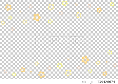 Orange and yellow floral frame 139426674